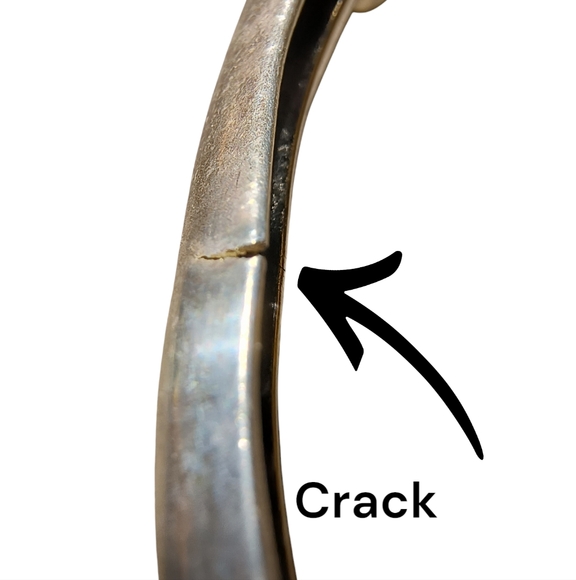 Kabana Sterling Silver Dolphin Head & Tail cuff bracelet - Picture 9 of 12